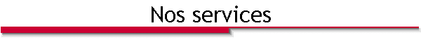 Nos services